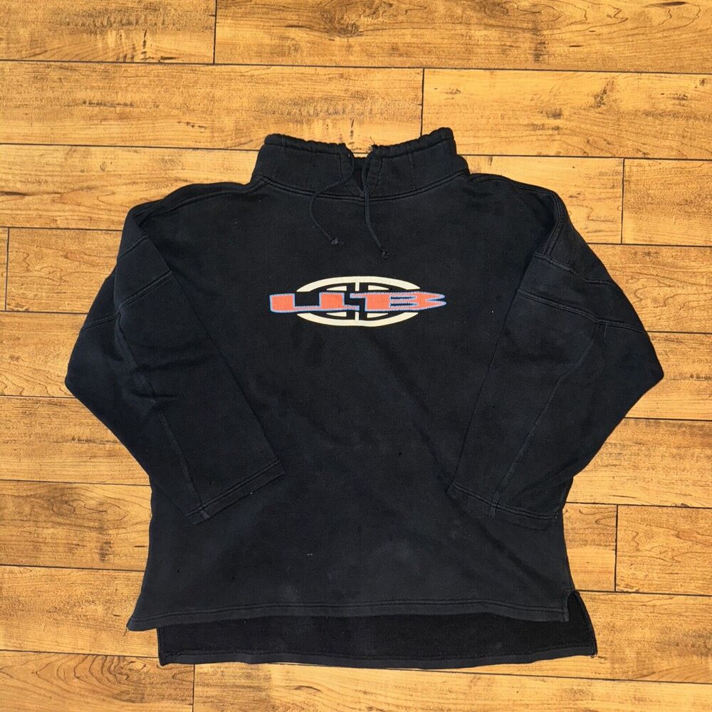 Vintage UnionBay Cropped Sweater Navy Blue Medium 27x25 90s Y2K Style Skating